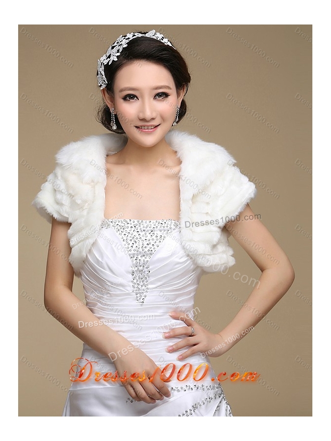 2015 New Style Strapless Wedding Dress with Brush Train