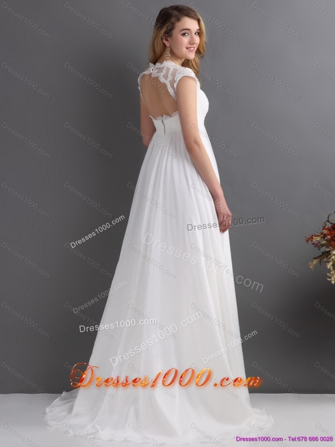 2015 New Style Sweetheart Wedding Dress with Floor Length
