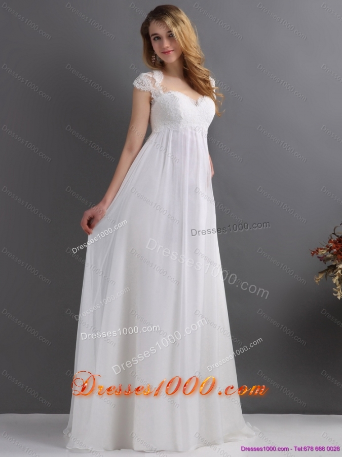 2015 New Style Sweetheart Wedding Dress with Floor Length