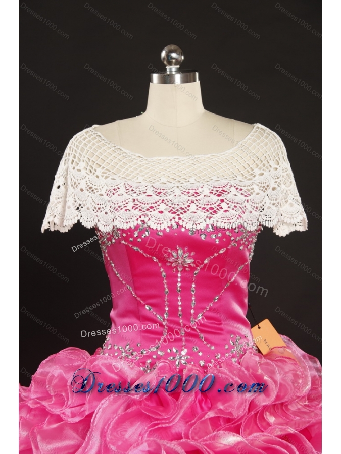 2015 New Style A Line Strapless Wedding Dress with Beading