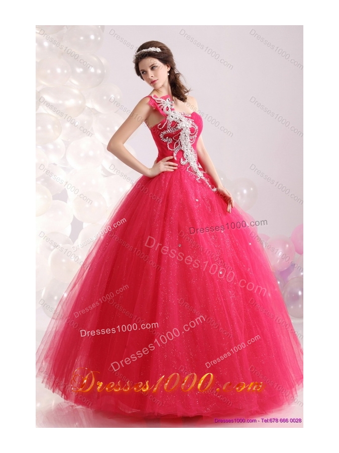 The Super Hot One Shoulder Dresses for a Quinceanera with Beading for 2015