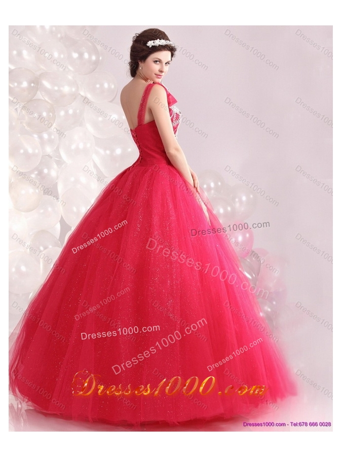 The Super Hot One Shoulder Dresses for a Quinceanera with Beading for 2015