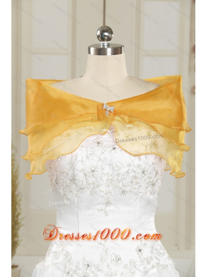 2015 Strapless Multi Color Detachable Prom Skirts with Beading and Embroidery