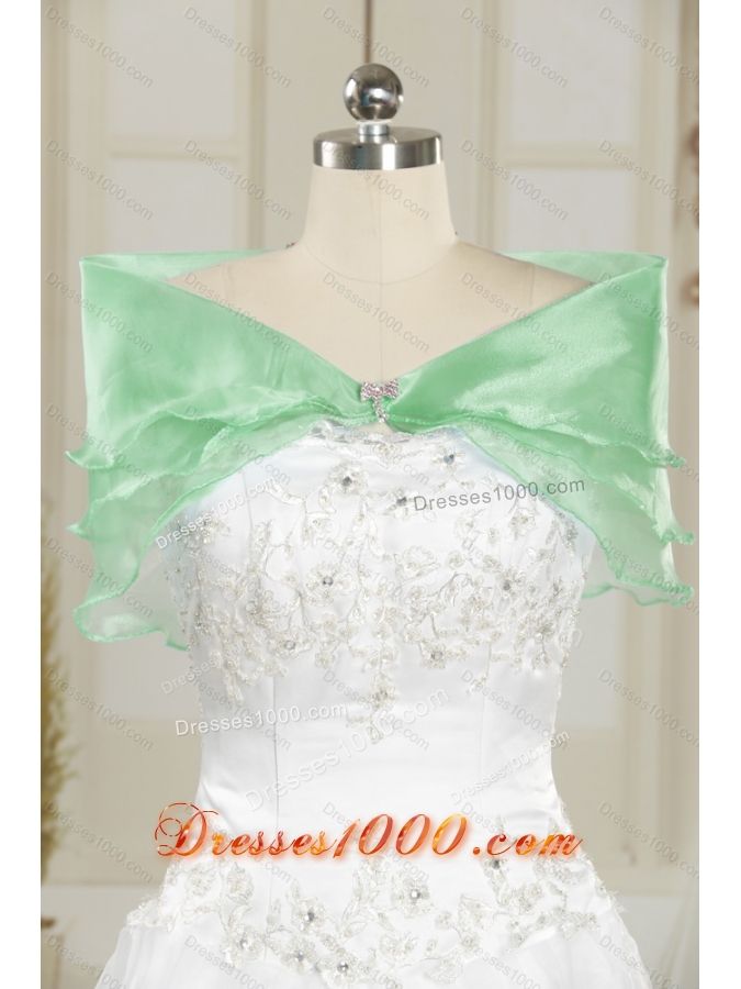 2015 Strapless Detachable Prom Skirts with Beading and Ruffles