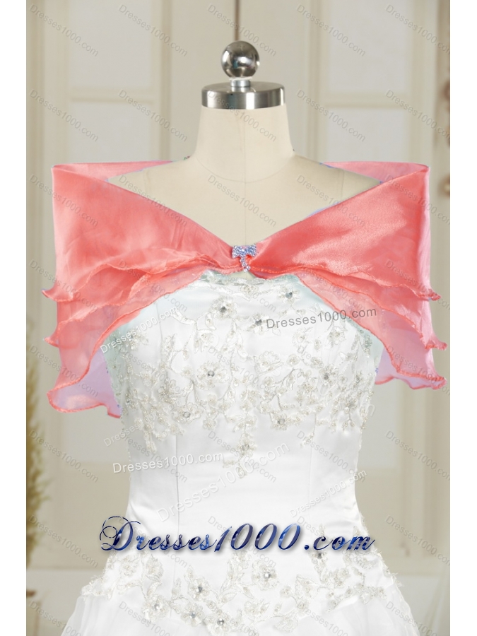 2015 Sweetheart Appliques Detachable Prom Skirts in Red