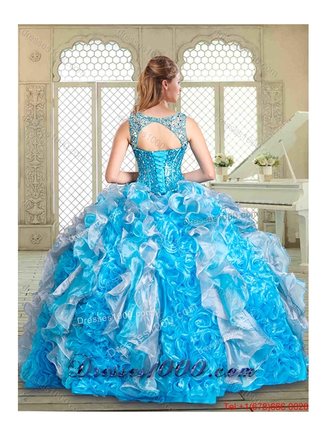 Fashionable Sweetheart Sweet 16 Dresses with Paillette and Ruffles