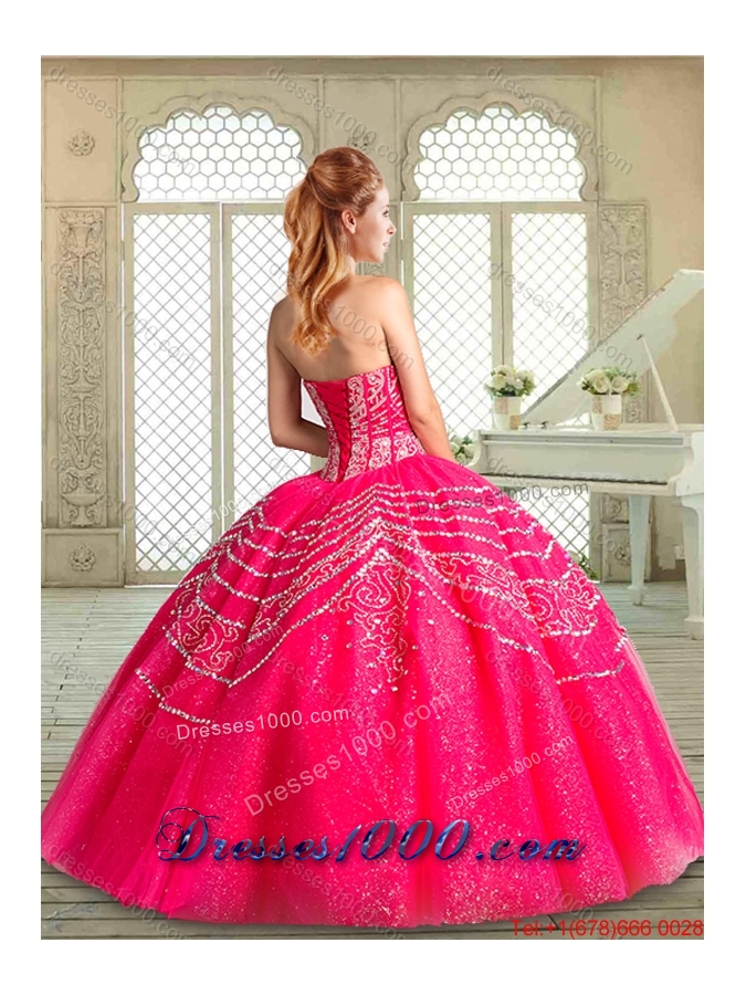 Most Popular Sweetheart Quinceanera Gowns with Beading and Appliques