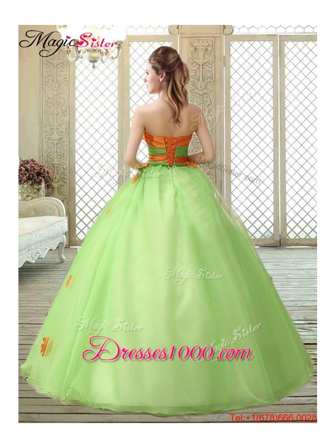 2016 Latest Strapless Prom owns with Appliques and Belt