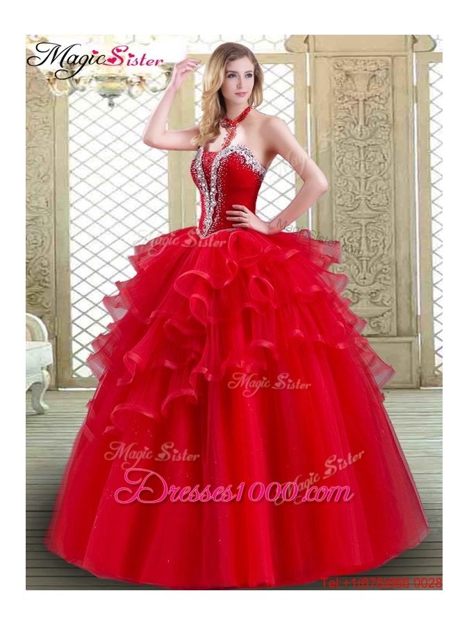 Discount Sweetheart Quinceanera Dresses with Beading and Ruffles
