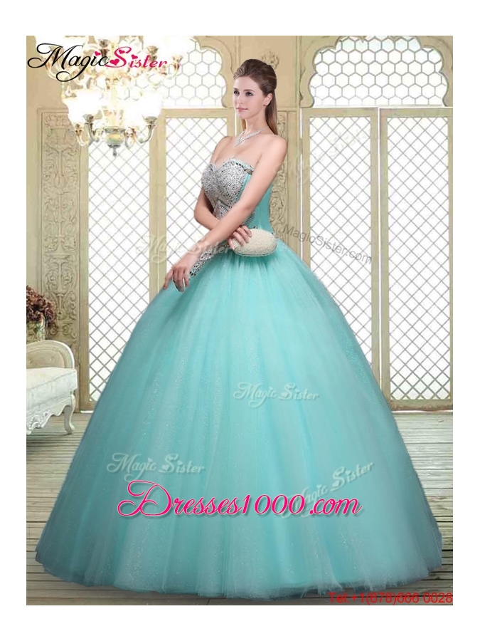 Modest Discount Sweetheart Beading Quinceanera Gowns for Summer