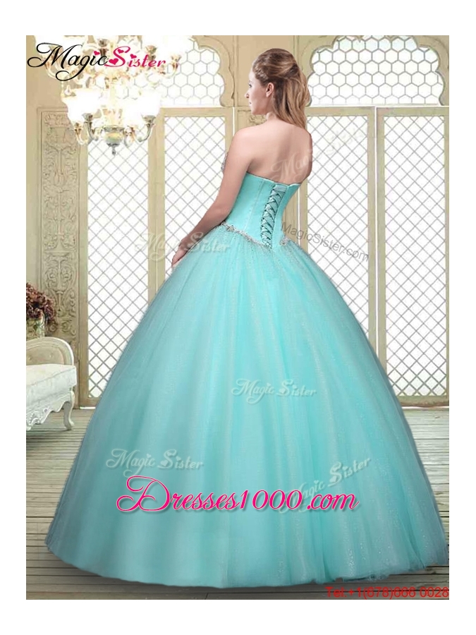 Modest Discount Sweetheart Beading Quinceanera Gowns for Summer