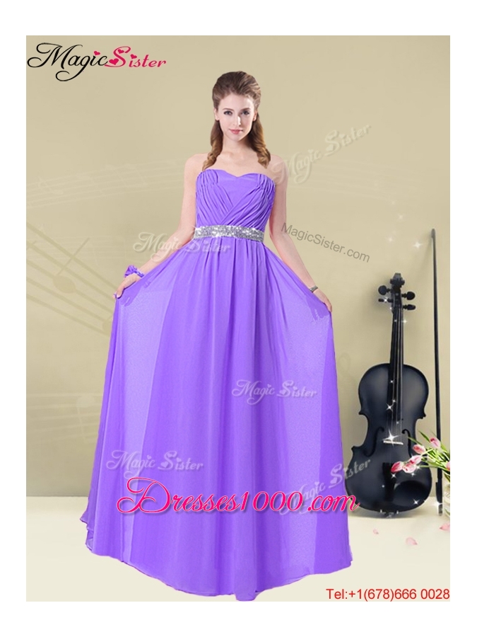 2016 Summer Fashionable Ruching Prom Dresses in Aqua Blue