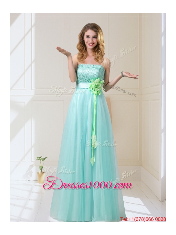 The Brand New Style Bridesmaid Dress Chiffon Hand Made Flowers with Empire