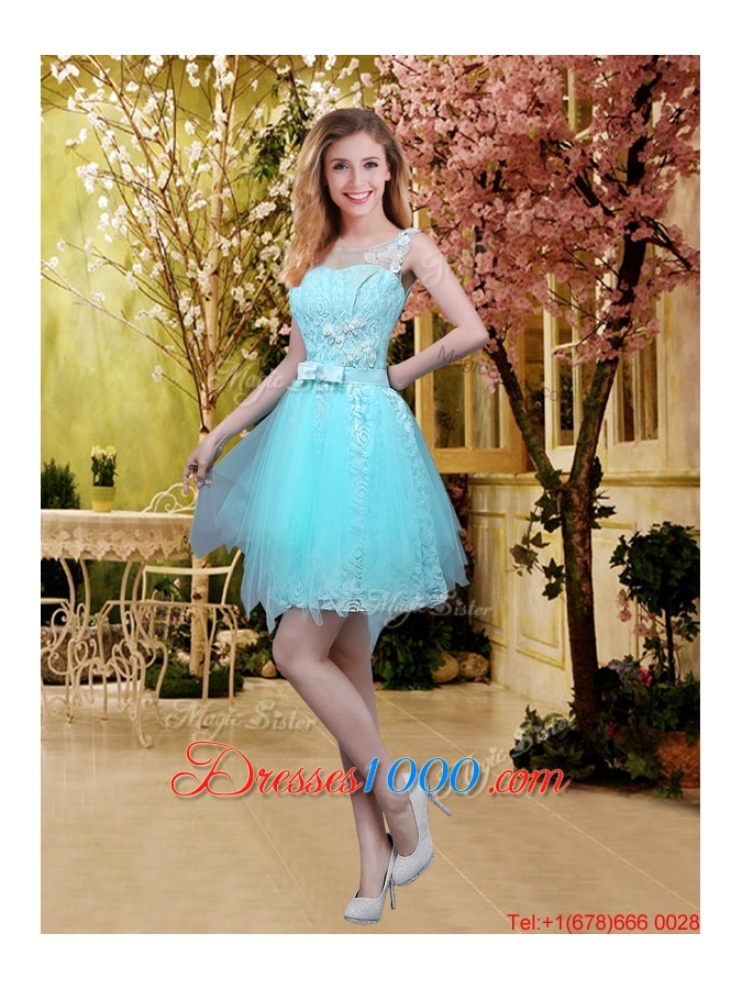 2016 Discount A Line 2015 Prom Dresses with Appliques