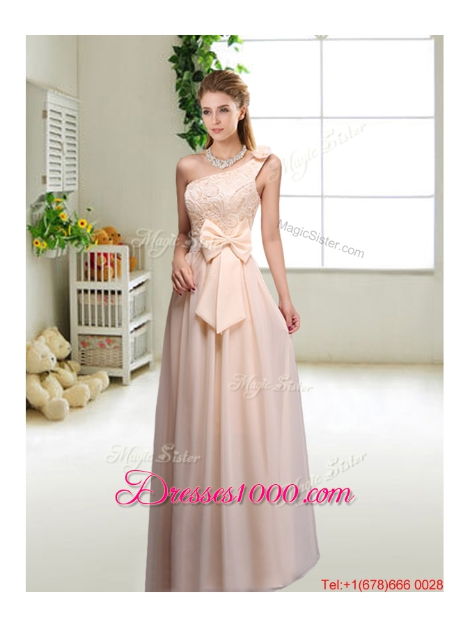 Beautiful Hand Made Flowers Prom Dresses with Column