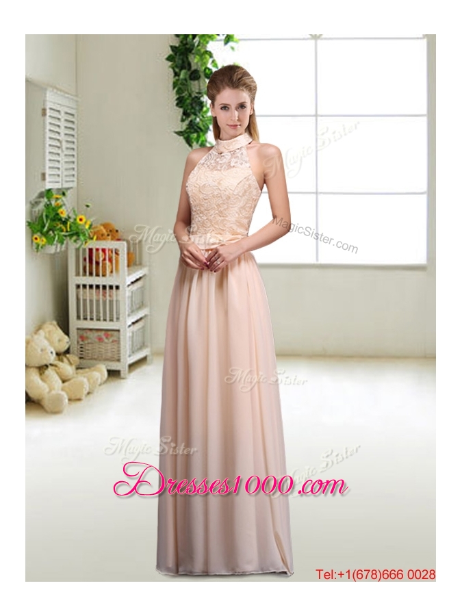 Beautiful Hand Made Flowers Prom Dresses with Column