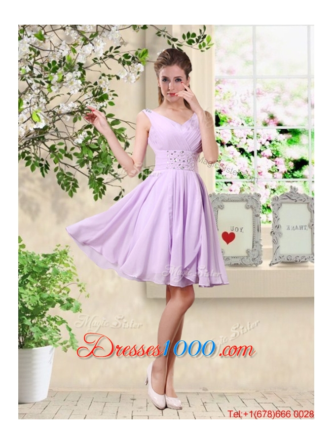 Decent Scoop Bowknot Prom Dresses with Cap Sleeves