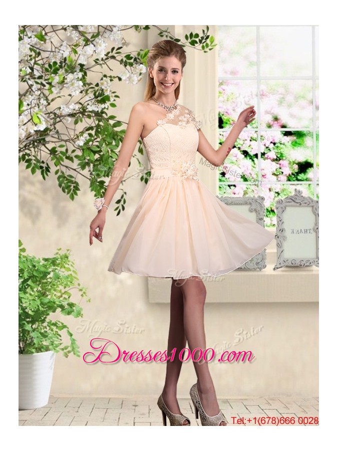 Pretty Scoop Prom Dresses with Bowknot and Appliques
