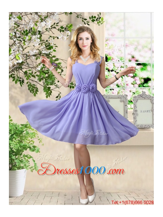 Pretty Strapless Chiffon Prom Dresses with High Low