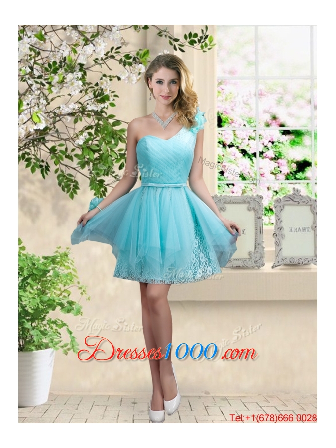 Beautiful Mini Length Prom Dresses with One Shoulder