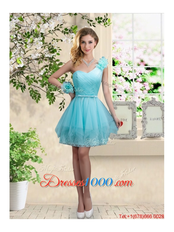 Beautiful Mini Length Prom Dresses with One Shoulder