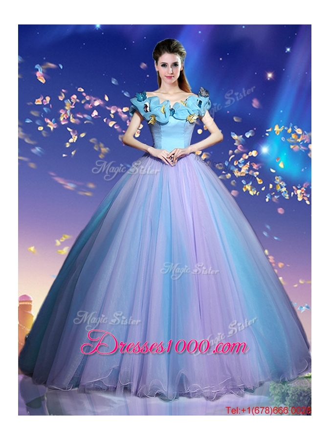 Gorgeous Off the Shoulder Quinceanera Dresses in Multi Color