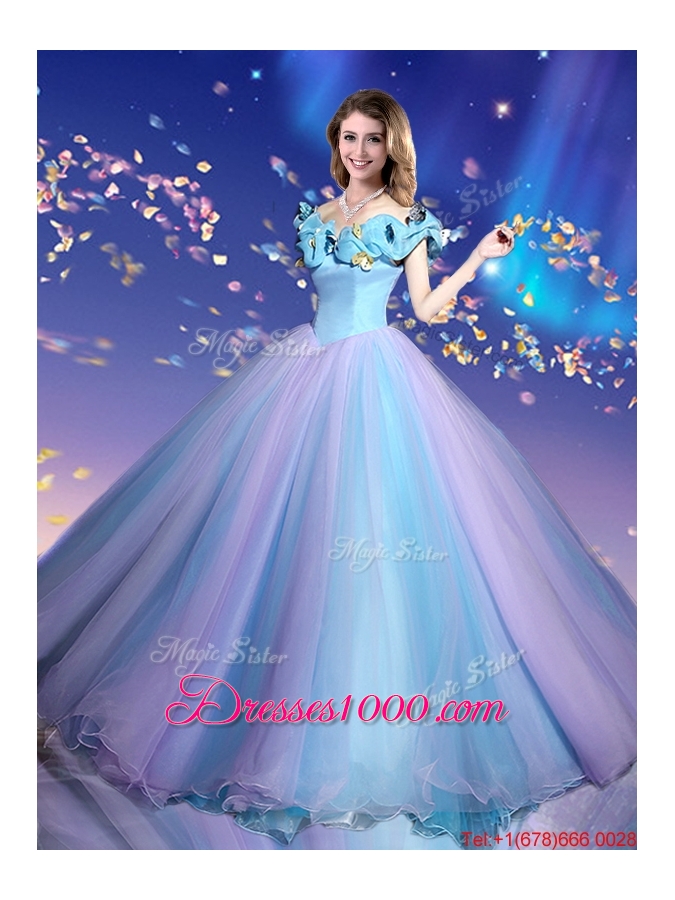 Gorgeous Off the Shoulder Quinceanera Dresses in Multi Color