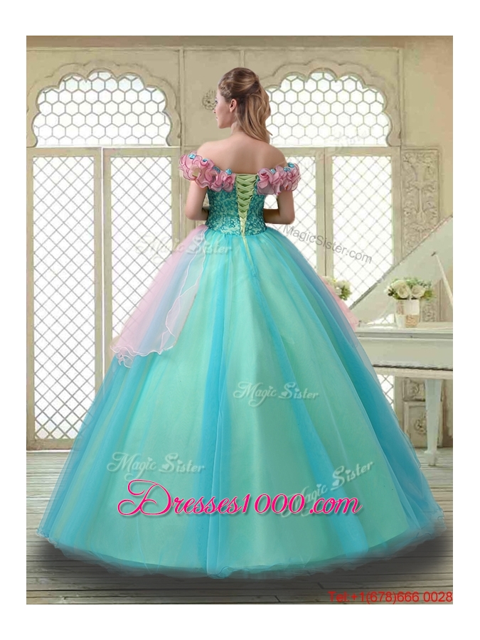 Perfect Off the Shoulder Quinceanera Dresses in Multi Color
