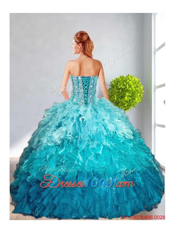 2015 Winter Beautiful Ball Gown Sweetheart Macthing Sister Dresses in Multi Color