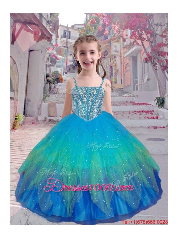 2015 Winter Classical Beaded Ball Gown Macthing Sister Dresses with Sweetheart