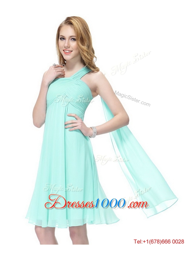 2016 Summer Pretty Side Zipper One Shoulder Prom Dresses