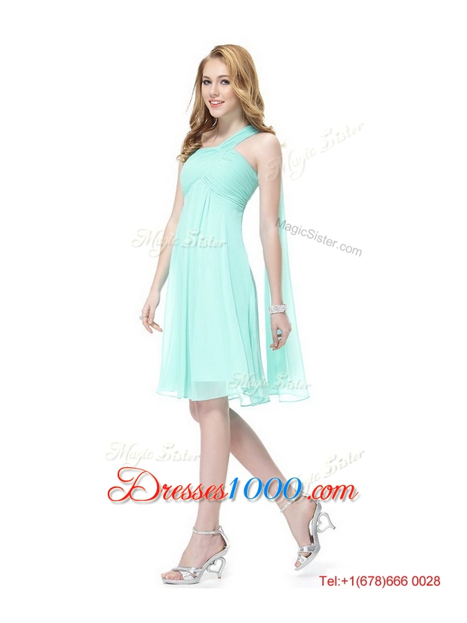 2016 Summer Pretty Side Zipper One Shoulder Prom Dresses