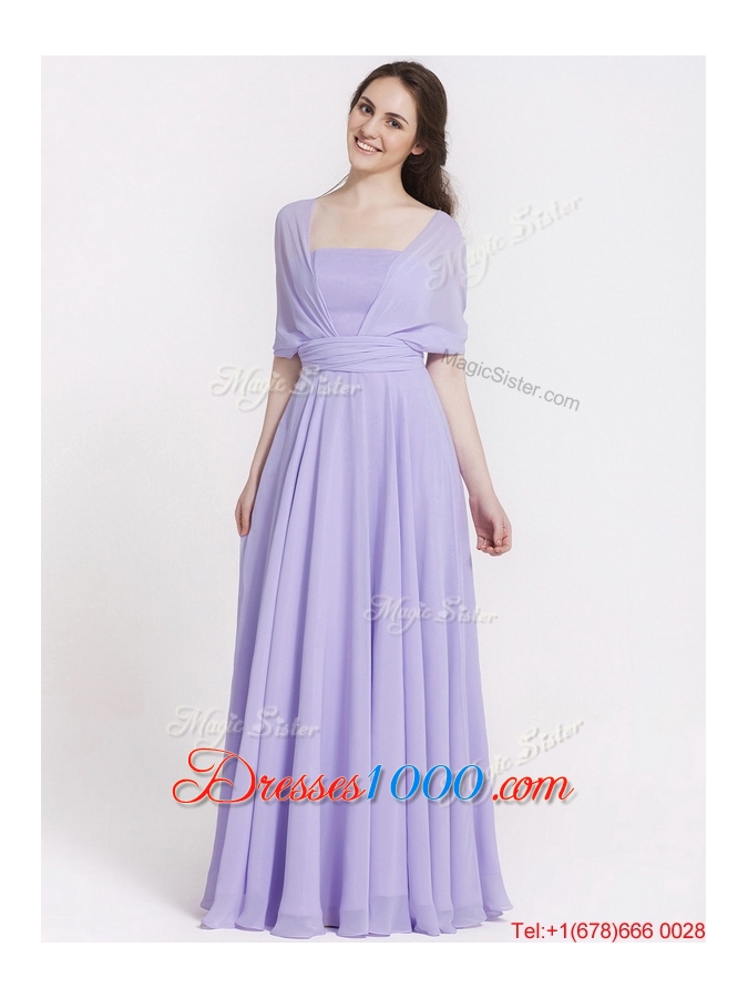 2016 Summer Beautiful Ruching Lavender Prom Dresses in Lavender