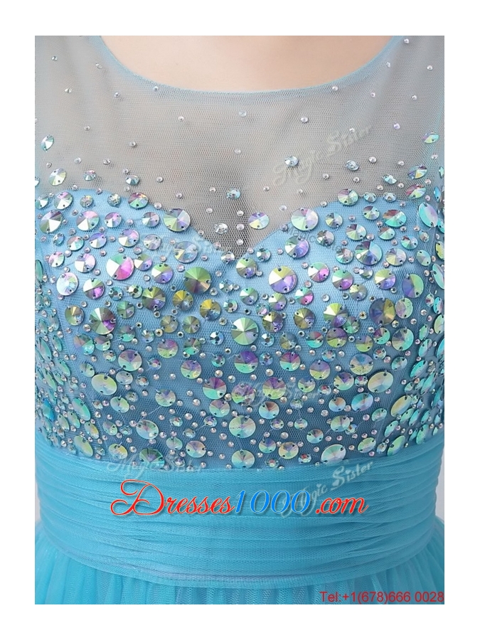 Best Selling Sweetheart Tulle Prom Dresses with Beading for 2016