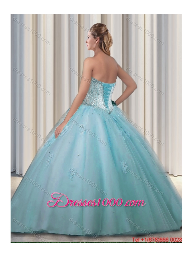 2016 Simple Princess Beading and Sweet 16 Gowns Dresses
