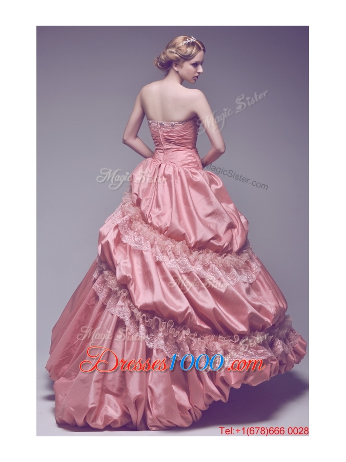 Great Most Popular Sweetheart Beading Long 2015 Wedding Dresses