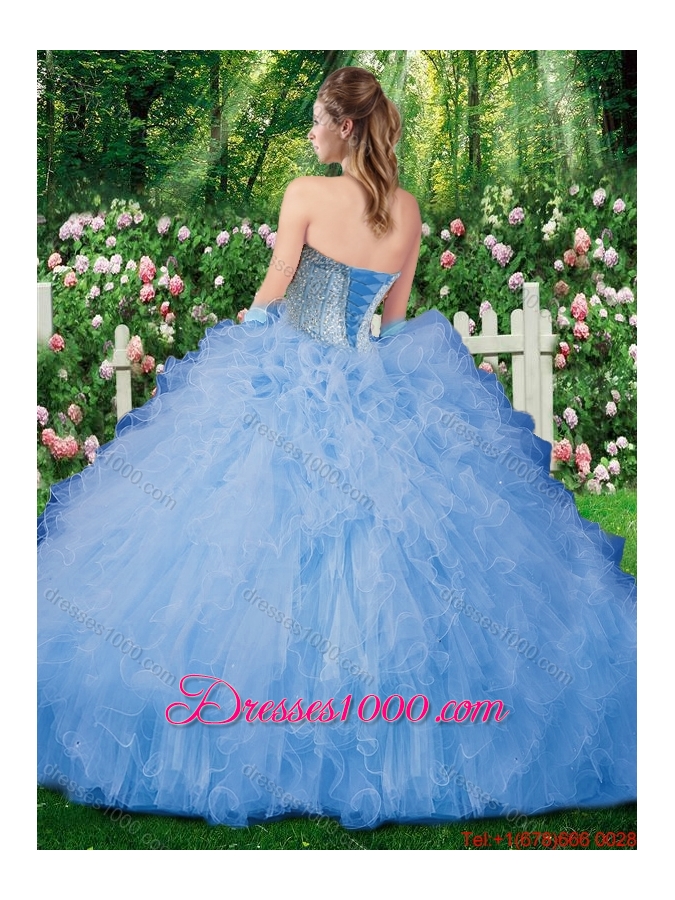 Most Popular Ball Gown Quinceanera Dresses with Beading for 2016