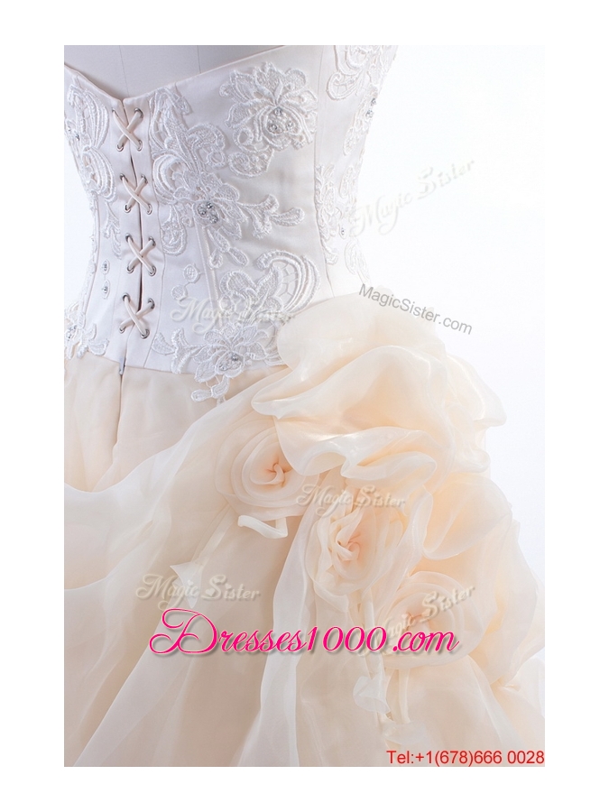 Great Affordable A Line Sweetheart Wedding Dresses with Appliques