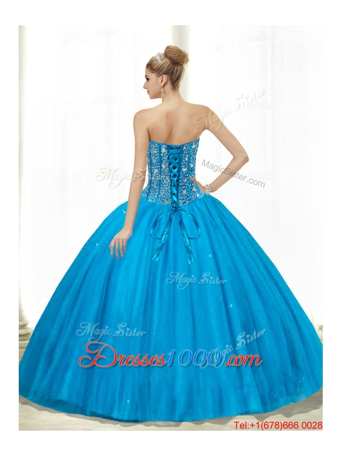 New Style Beading Sweetheart Quinceanera Dresses for 2015
