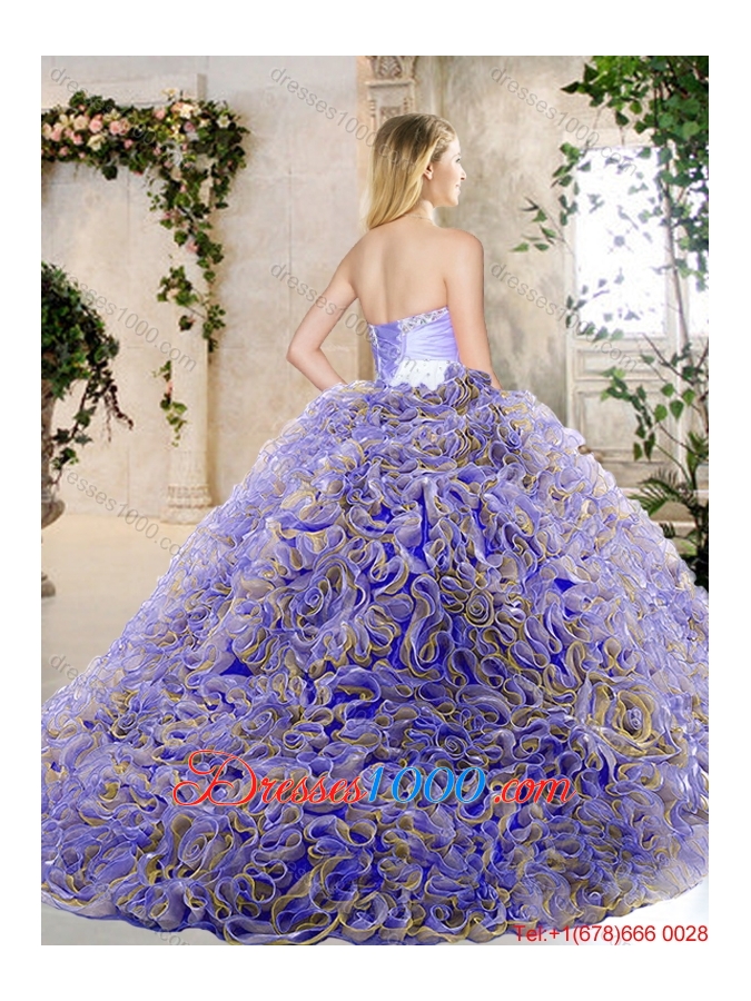 New Style Sweetheart Quinceanera Dresses with Beading and Ruffles
