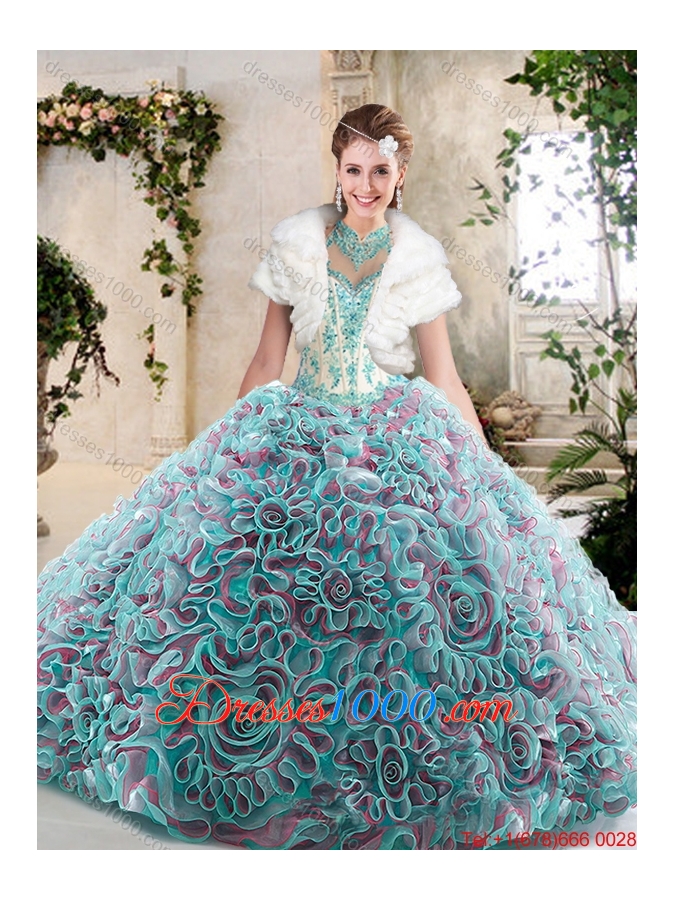 New Arrivals Halter Top Quinceanera Dresses with Appliques