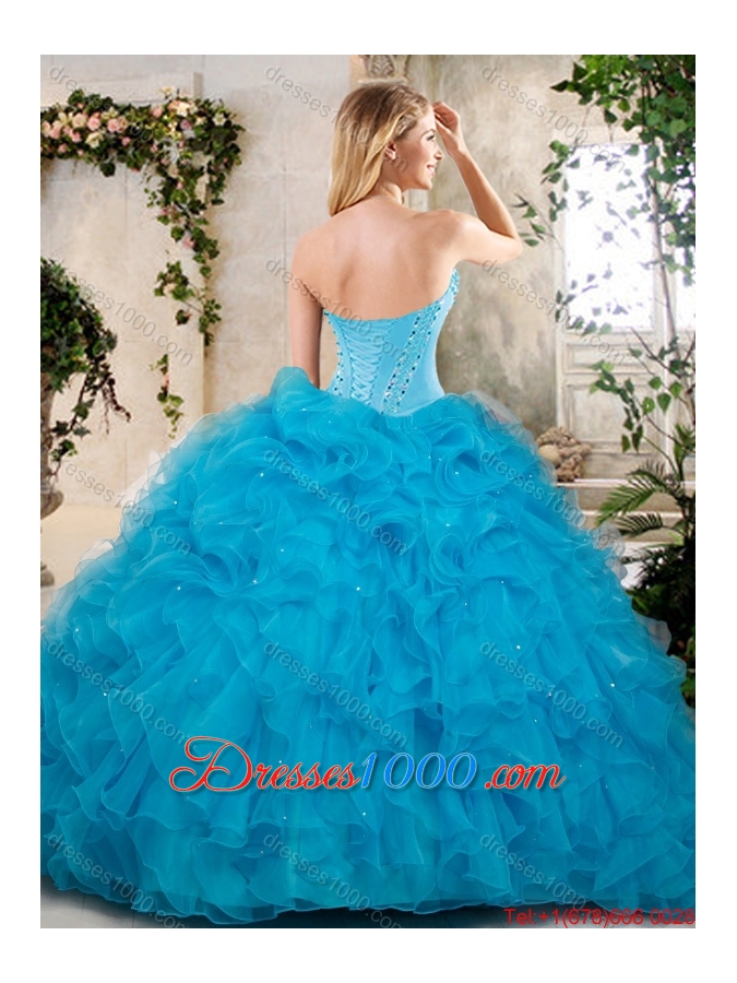 Beautiful Beading and Ruffles Sweet 16 Dresses for 2016
