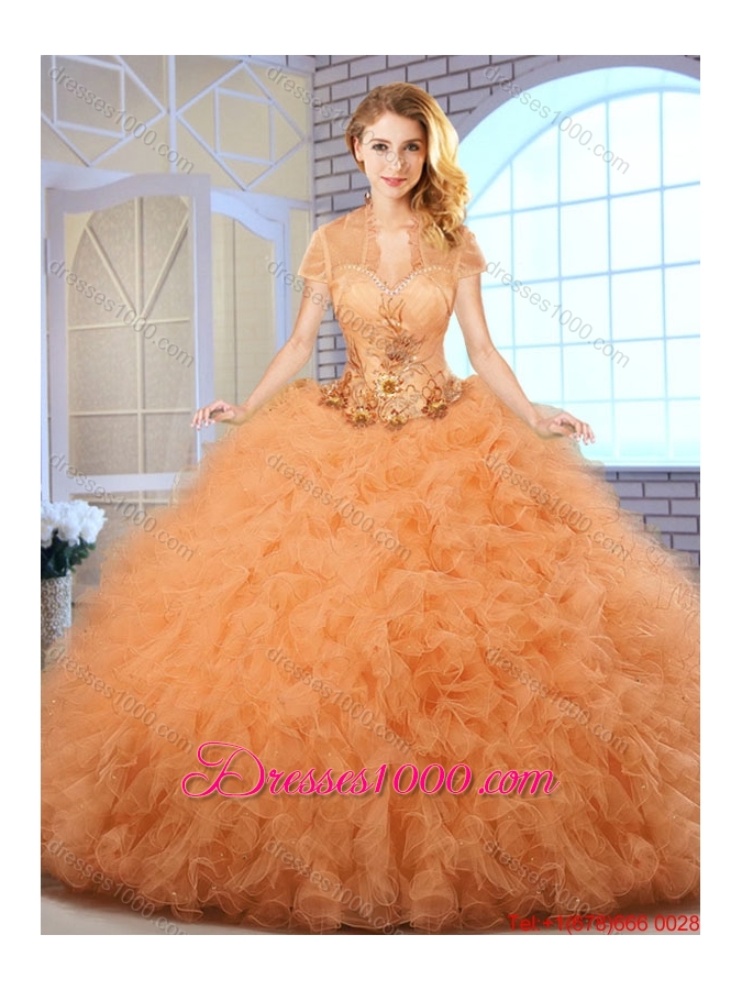 Elegant Ball Gown Sweetheart Quinceanera Dresses with Ruffles