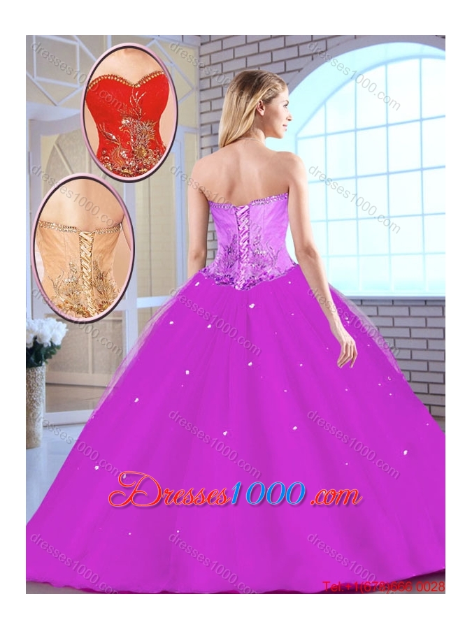 New Arrivals Red Sweetheart Quinceanera Gowns with Beading