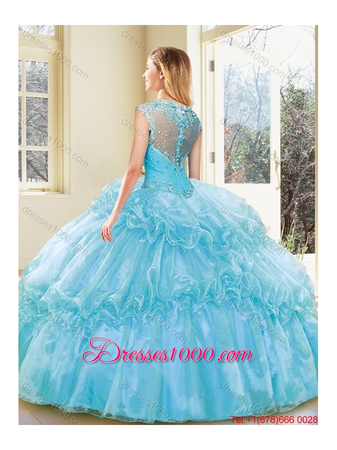New Arrivals Straps Quinceanera Dresses with Beading and Ruffles