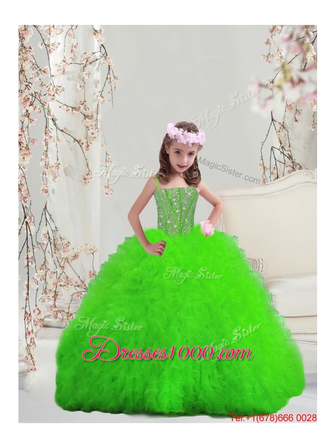 2015 Fall Luxurious Beaded Sweetheart Detachable Sweet 16 Dresses with Floor Length