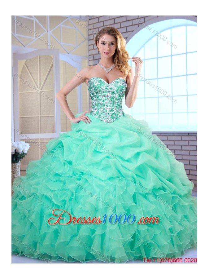 2016 Fashionable Sweetheart Quinceanera Dresses with Beading