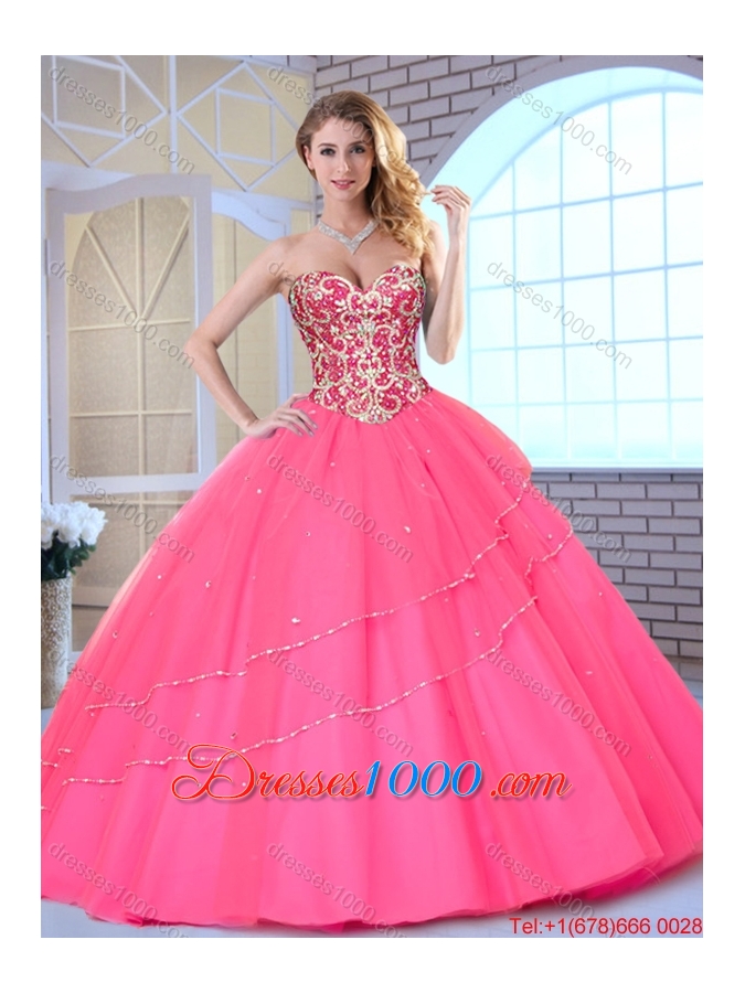 2016 Fashionable Sweetheart Quinceanera Dresses with Beading