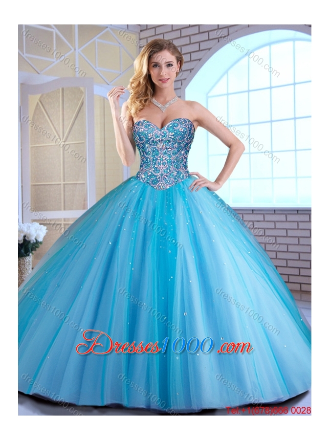 2016 Fashionable Sweetheart Quinceanera Dresses with Beading