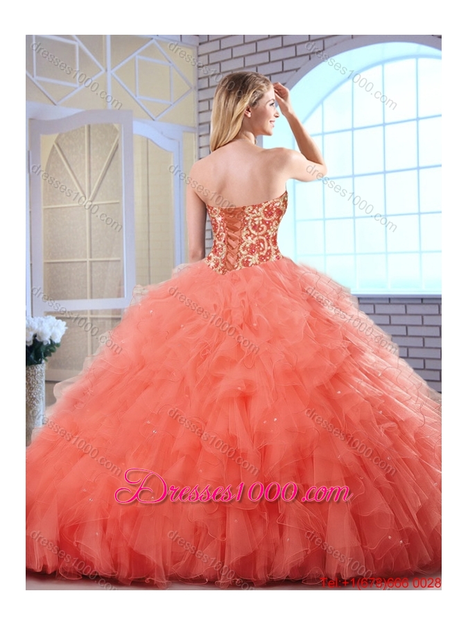Fashionable Classical Floor Length Quinceanera Dresses with Beading for 2016